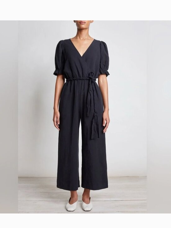 Apiece Apart Pants - Apiece Apart Chabrol Black Jumpsuit Sz 6